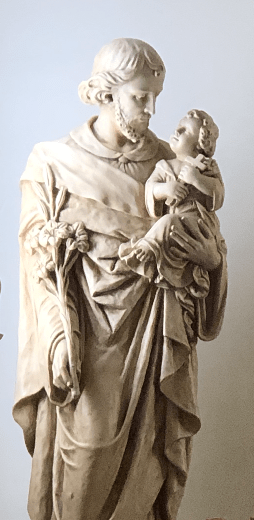 Joseph in adoration